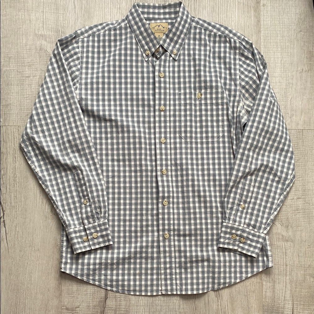 Men's Gray Checkered Shirt